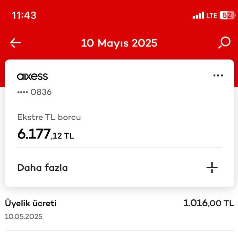 Onayım Dışında Alınan Kart Aidatının İadesini İstiyorum