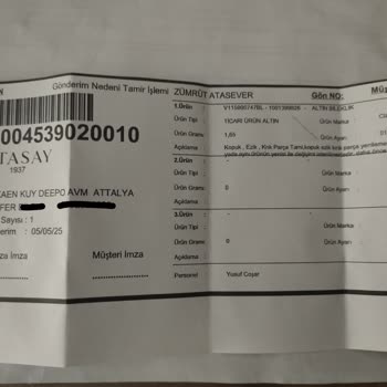 Atasaydan Alınan Bileklik Defalarca Tamir Edildi Değişim Talebim Reddedildi