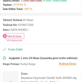 Yanlış Ürün, Geç Fatura Ve İade Sürecinde Mağduriyet Yaşadım