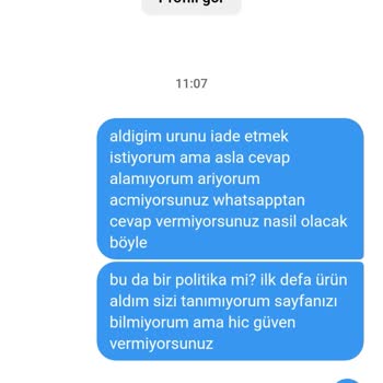 Qaria Moda İade Hakkım Engellendi Ve Mağdur Edildim