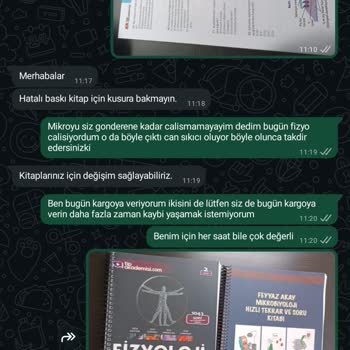 Siparişlerde Eksik Ve Hatalı Kitaplar, Yetersiz Müşteri Hizmeti