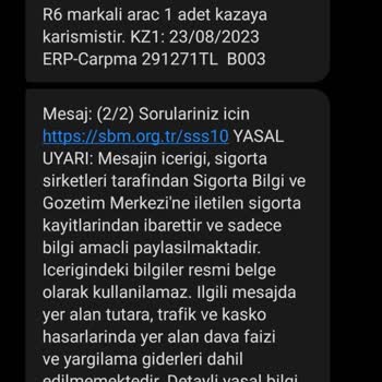 Hasar Kaydı Farkı Nedeniyle Ticaretimiz Zarar Gördü