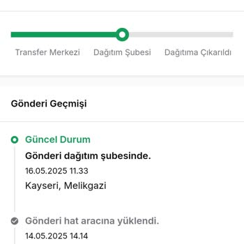 Kargo Teslimatında Gecikme Ve Bilgi Eksikliği Yaşıyorum