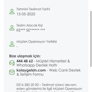 Geciken Kargo Ve Yetersiz Müşteri Hizmeti Deneyimi