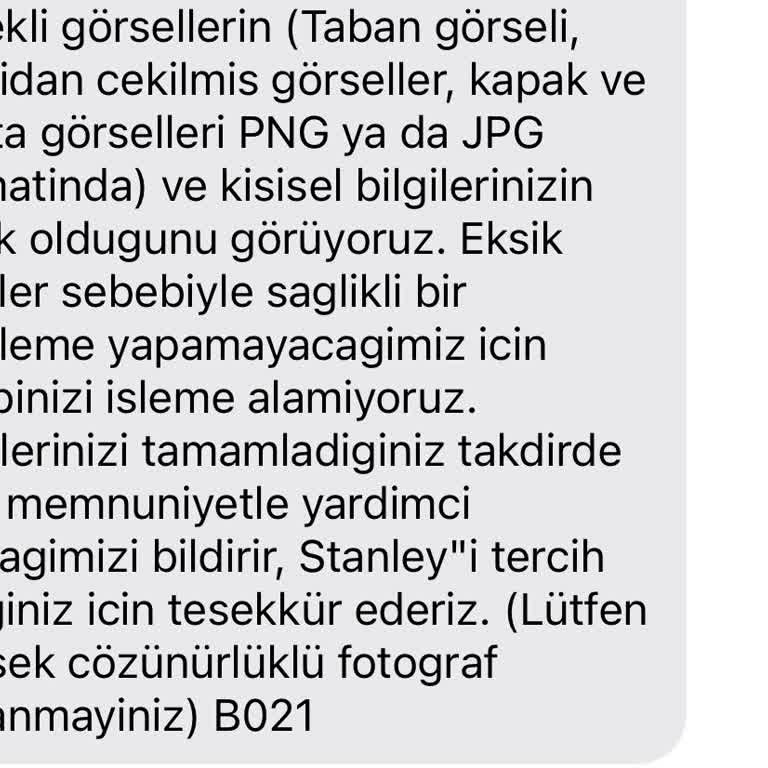 Stanley Termos Isı Koruma Sorunu Ve Garanti Sürecinde Destek Eksikliği