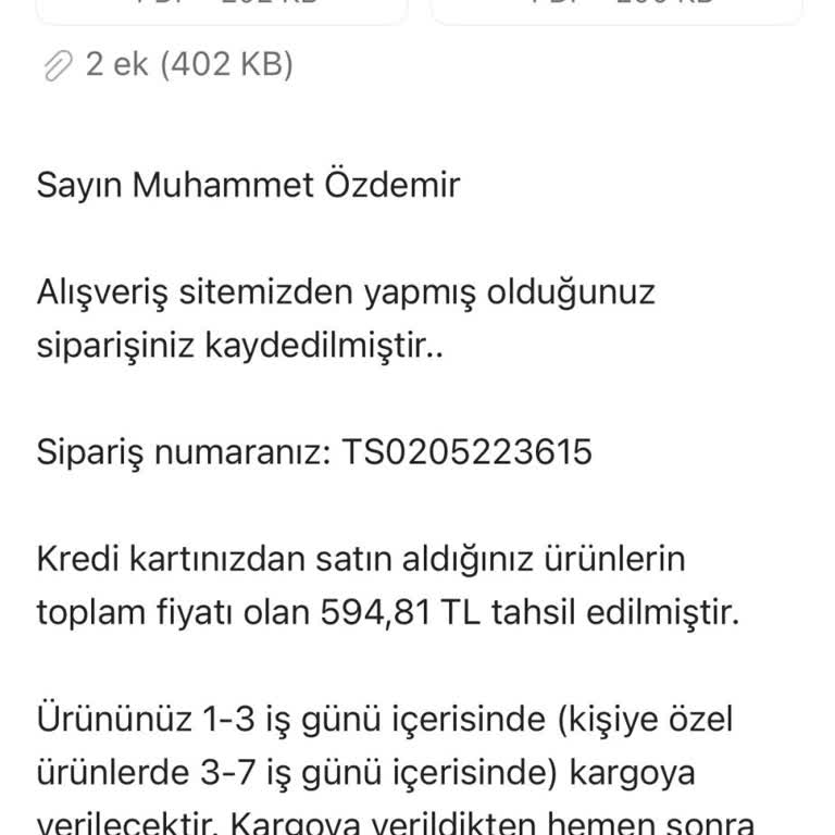 İade Edilen Tesbih İçin Haksız Kargo Ücreti Kesildi