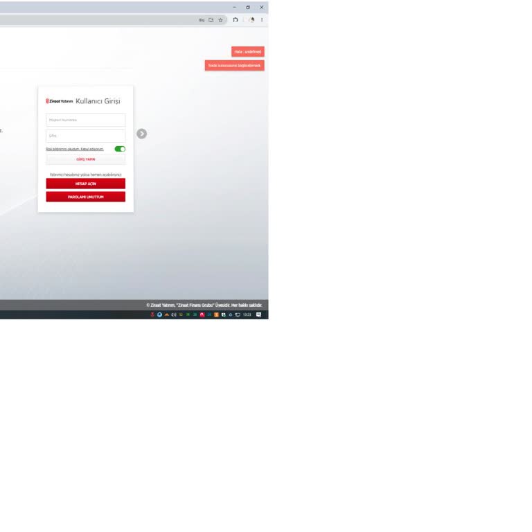 Ziraat Pro Ve Web Trader Açılmıyor, Sorun Çözülmüyor