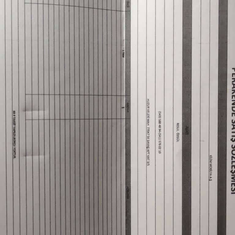 48 Gündür Teslim Edilmeyen Masa Takımıyla Mağdur Edildim!