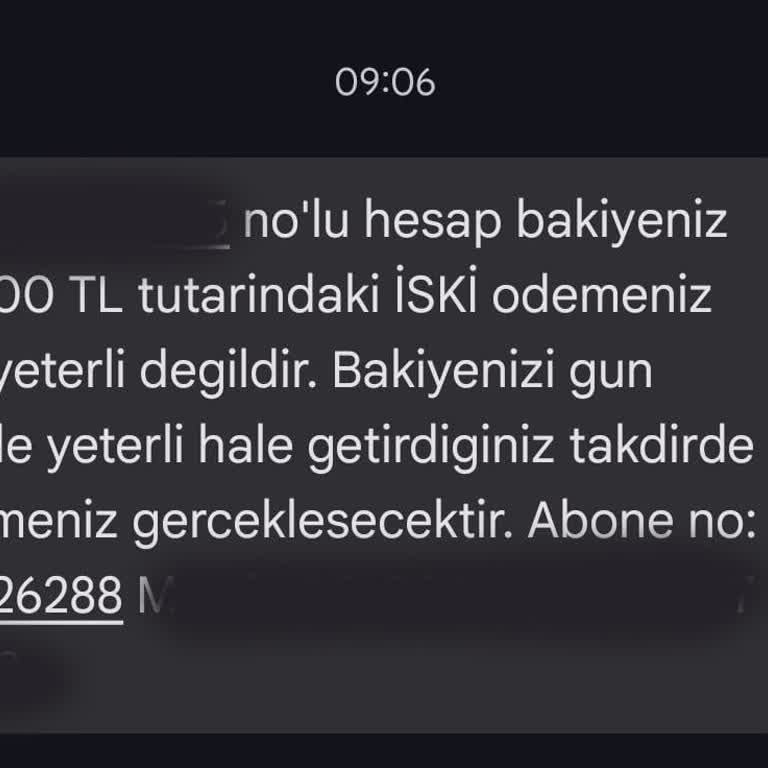 Evde Olunmamasına Rağmen Yüksek Su Faturası Ve İSKİ'nin İlgisizliği