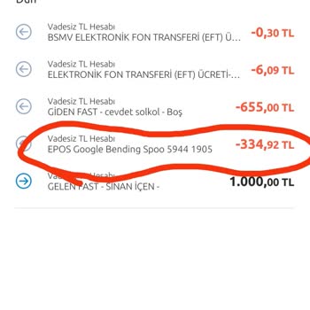 Haberim Olmadan Para Çekildi, Mağduriyetim Giderilsin