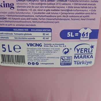 Viking Yumuşatıcı Kalitesiz Çıktı
