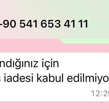 İade Edilen Ayakkabım Giyilmemiş Olduğu Halde Geri Gönderildi