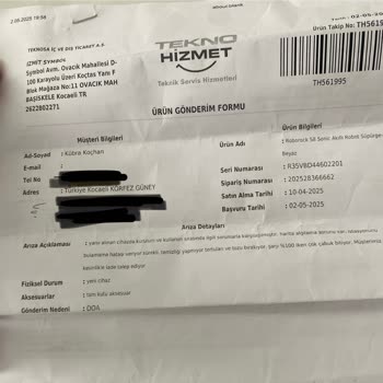 Kusurlu Ürün, İade Reddi Ve Uzayan Servis Süreciyle Büyük Mağduriyet