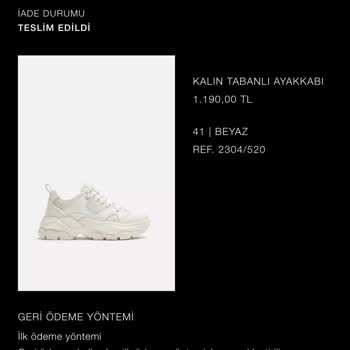 Zara Online İade Sonrası 12 Gündür Ödeme Ve Dönüş Yapılmadı