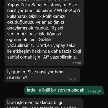 Zara Online İade Sonrası 12 Gündür Ödeme Ve Dönüş Yapılmadı