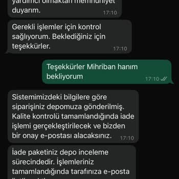 Zara Online İade Sonrası 12 Gündür Ödeme Ve Dönüş Yapılmadı