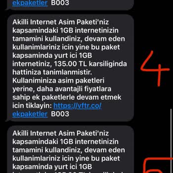 Hediye İnternetim Varken Faturama Haksız Aşım Paketi Yansıtıldı!