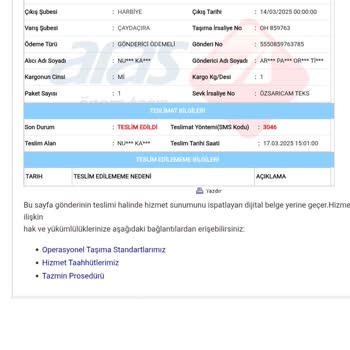 Geç Teslimat, Kalitesiz Ürün Ve İade Sorunu