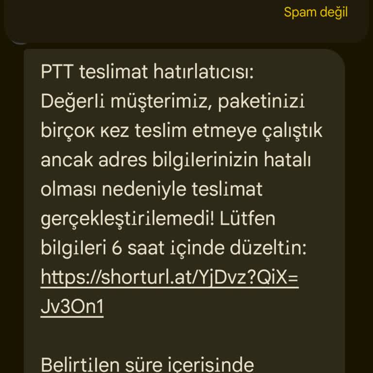 Bilmediğim Siteden Gelen Çoklu Mesajlar Huzurumu Bozdu