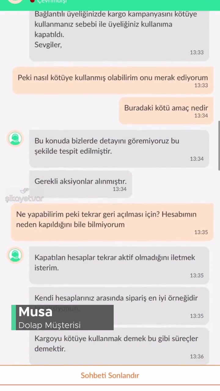 Dolap Hesabımı Kapattı! videonun kapak resmi