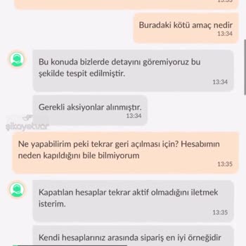 Dolap Hesabımı Kapattı!