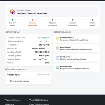 Trendyol Express Teslimatta Gecikme Ve İlgisizlik Sorunu