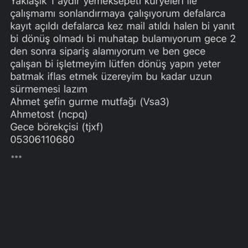 Yemeksepeti'nin İlgisizliği İşletmemi Zora Soktu