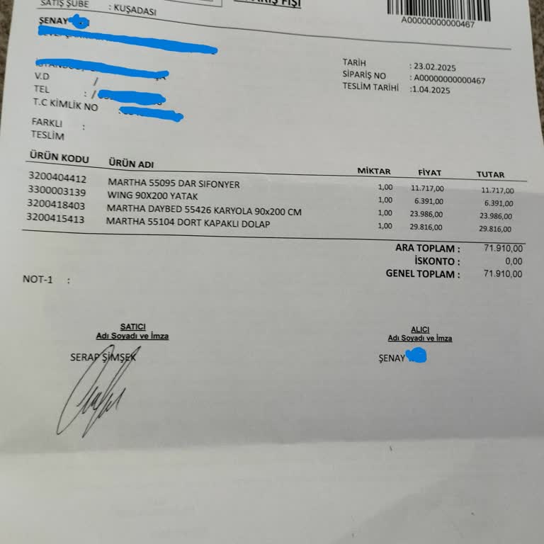 Kelebek Mobilya Kuşadası Şubesinden Aldığım Ürünler Teslim Edilmiyor, İletişim Kurulamıyor