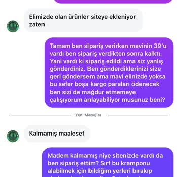 Sipariş Edilen Ürünle Gönderilen Ürün Arasındaki Renk Farkı