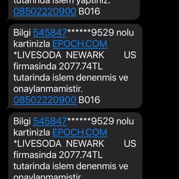 Haberim Olmadan Yapılan Yüksek Tutarlı İşlemler Mağduriyet Yarattı