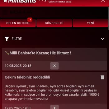 Millibahis Kazancımı Ödemedi Ve Haksız Yere Bahane Üretti