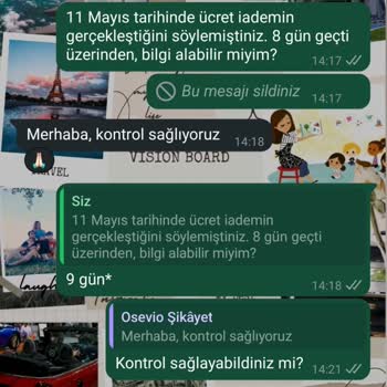 Çiçek Siparişi Sonrası İade Ve Müşteri Hizmetlerinde Büyük Mağduriyet Yaşadım