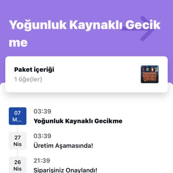 Siparişim Teslim Edilmedi, Ek Ücretim İade Edilmedi