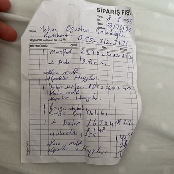 Ücret Ödenen Mobilya Eksik Teslim Edildi Firma Sürekli Bahane Üretiyor