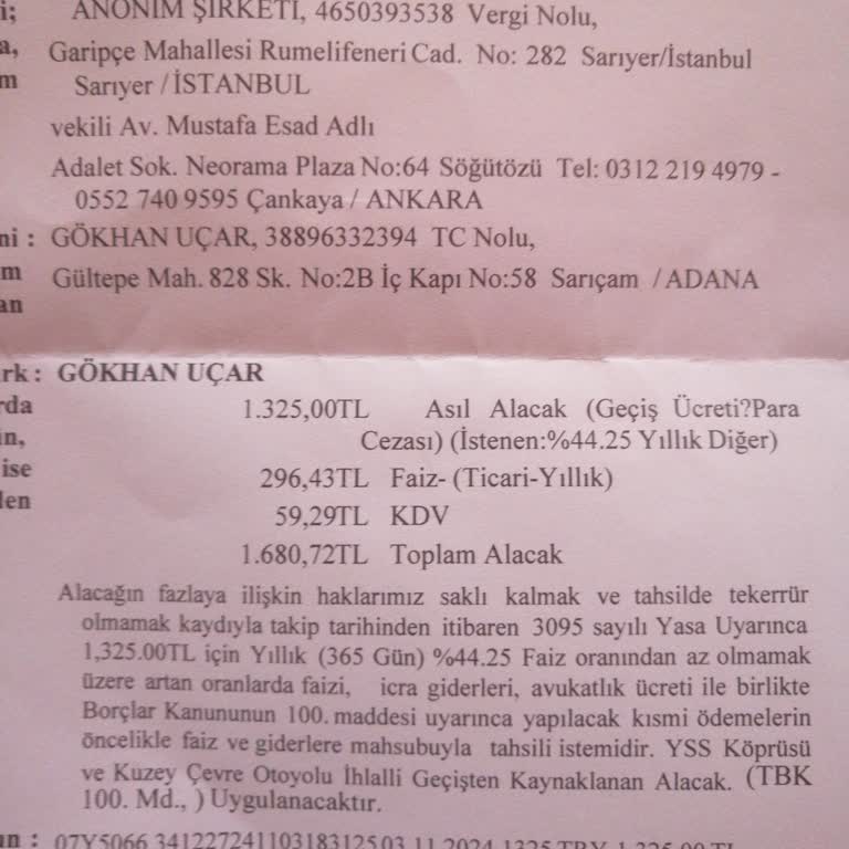 HGS Borcundan Habersiz İcra Takibiyle Mağdur Edildik, Yardım İstiyoruz