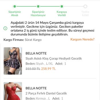 Sürat Kargo Teslimat Gecikmesi Ve Şubeye Ulaşamama Sorunu