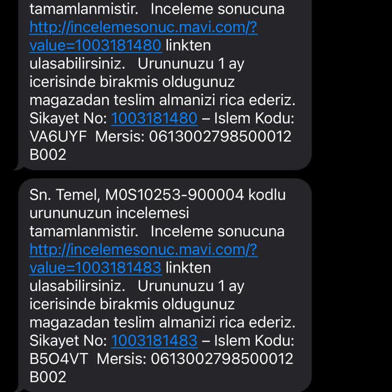 Mavi Ürünlerimdeki Kalite Sorunları Ve İnceleme Reddi Karşısında Yaşadığım Hayal Kırıklığı