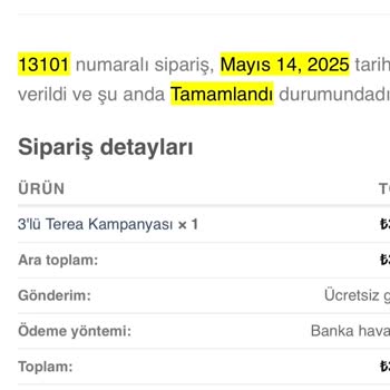 Sipariş Sonrası Ürünler Gönderilmedi Ve İletişim Sağlanamıyor