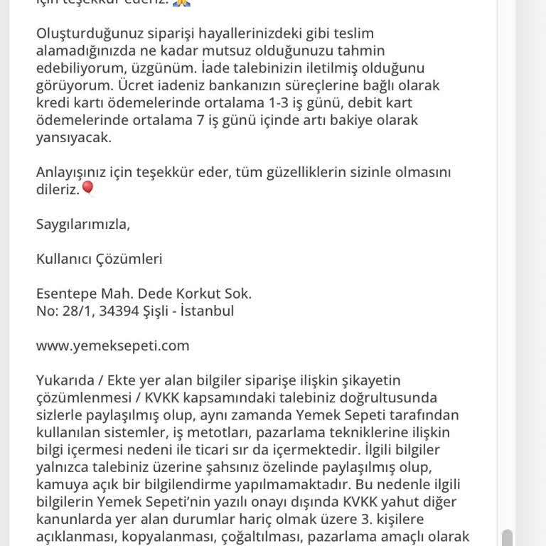 Eksik Ve Hatalı Siparişe Yetersiz Destek, Müşteri Haklarının Göz Ardı Edilmesi