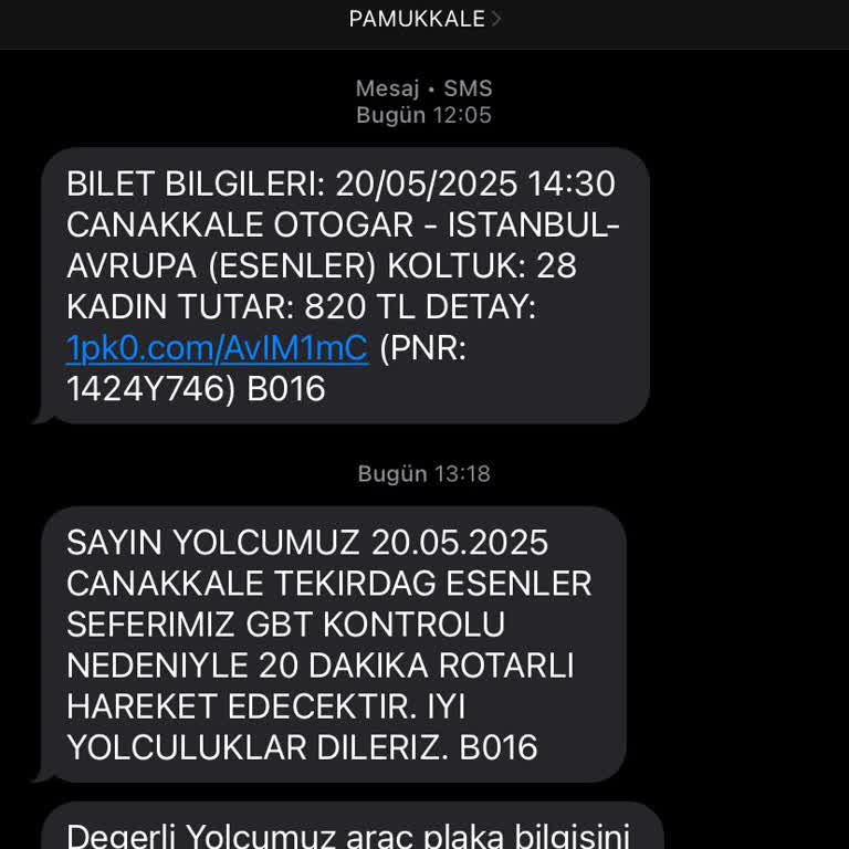 Rötarlı Otobüsün Erken Kalkması Ve Saygısız Davranış