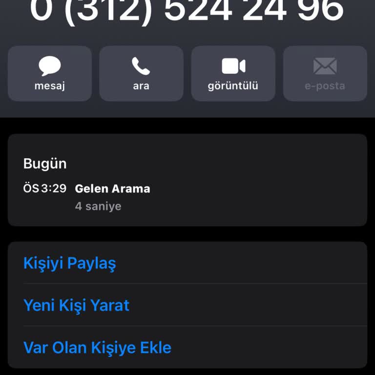 Cevapsız Arama Nedeniyle Endişe Ve Dikkat Uyarısı