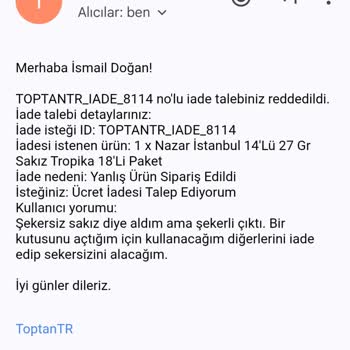 Yanlış Ürün, İade Reddi: ToptanTR’de Müşteri Memnuniyeti Sıfır
