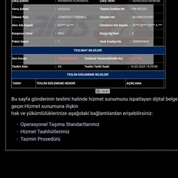 Teslim Edilmeyen Kargo, Yetersiz Destek: Siparişim Nerede?