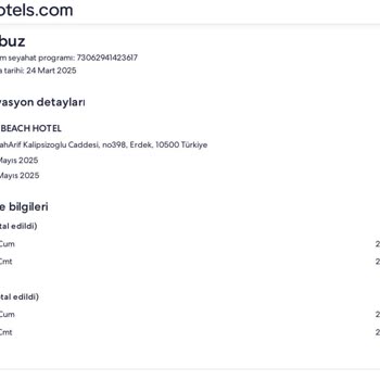 Kapalı Otel Nedeniyle Mağduriyet Ve Para İadesi Sorunu