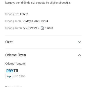 Sipariş Sonrası İletişim Yok, Mağdur Edildim