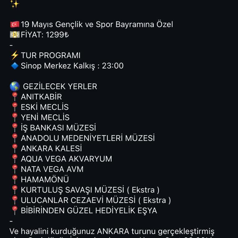 Sinop-Ankara Turunda Hayal Kırıklığı Ve Organizasyon Sorunları