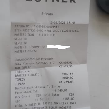 Ayakkabı Burun Kısmında Atma Ve Yetersiz Servis Deneyimi