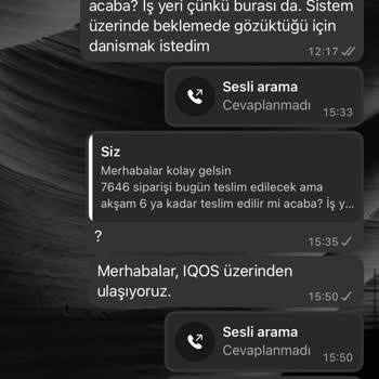 Aynı Gün Kargo Ücreti Ödememe Rağmen Siparişim Gönderilmedi