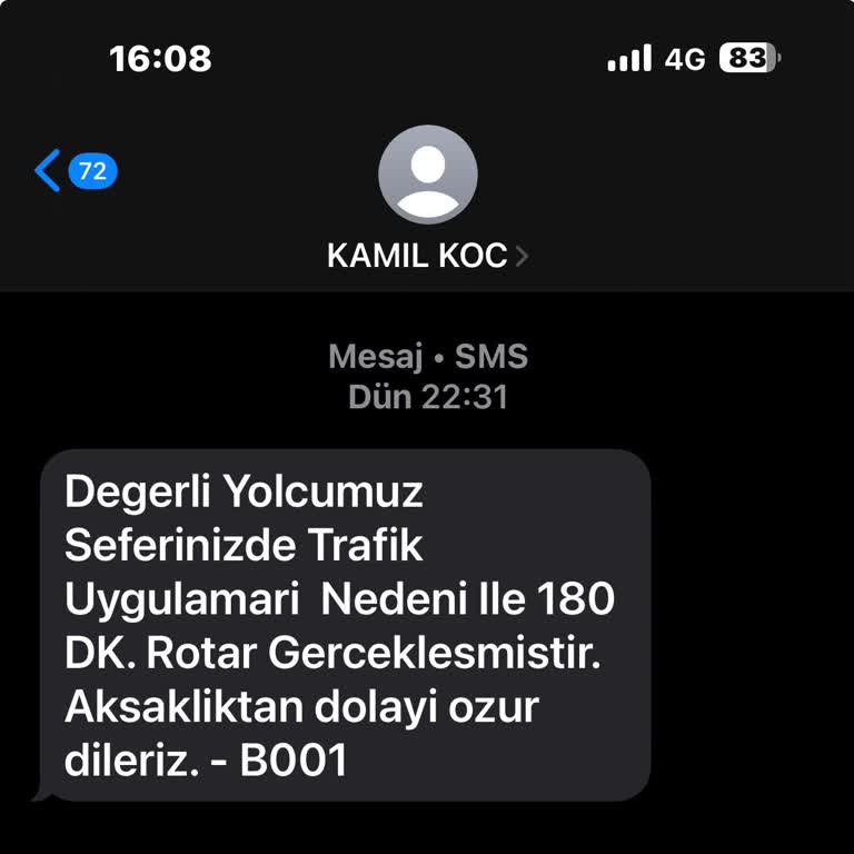 Bilet İptal Sürecinde Mağduriyet Ve Yetersiz Destek