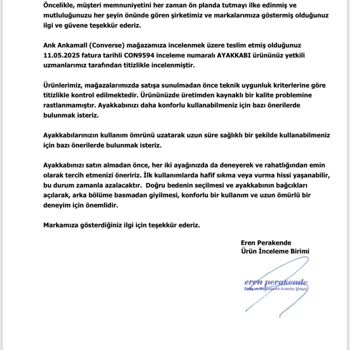 Converse Mağazasından Aldığım Ayakkabılarda Hayal Kırıklığı Ve İade Sorunu